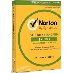Antivirus Norton Security Standard 1 An – 1 Appareil Maroc